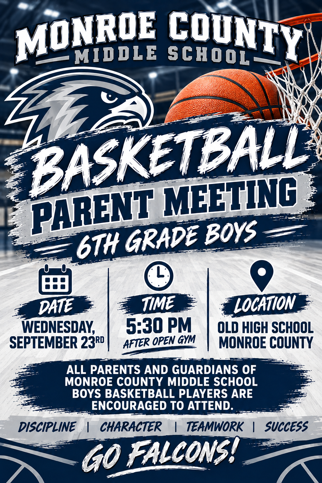 6th Grade Boys Basketball Parent Meeting