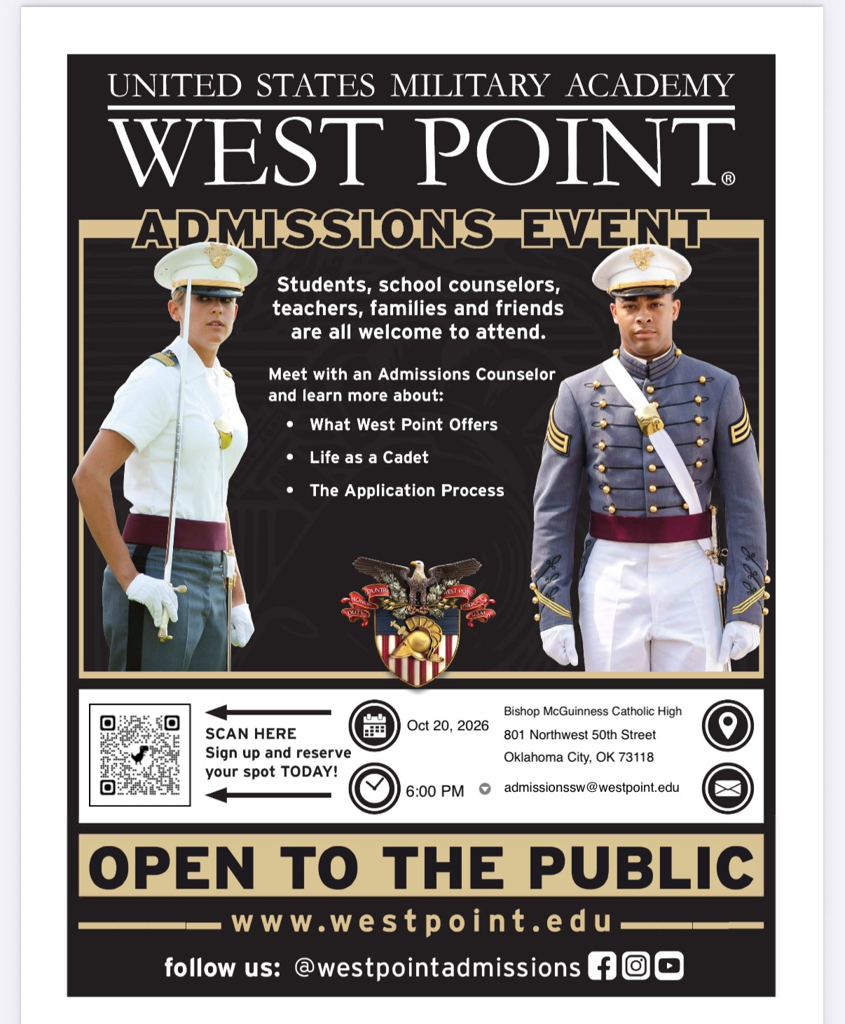 West Point Admissions Event