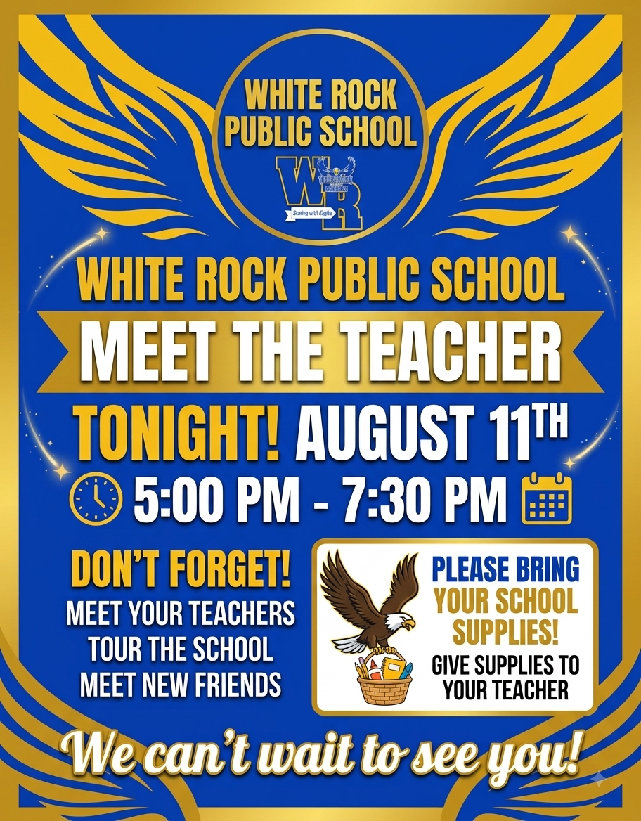 Meet the Teacher TONIGHT 5:00-7:30