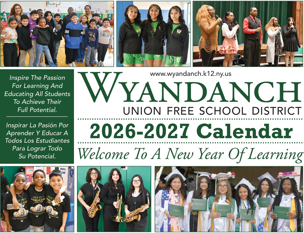 2026-2027 Wyandanch UFSD District Calendar!