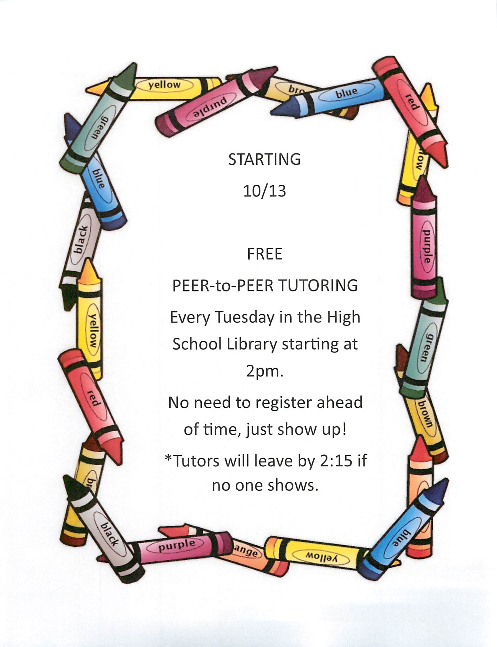 Peer to Peer Tutoring