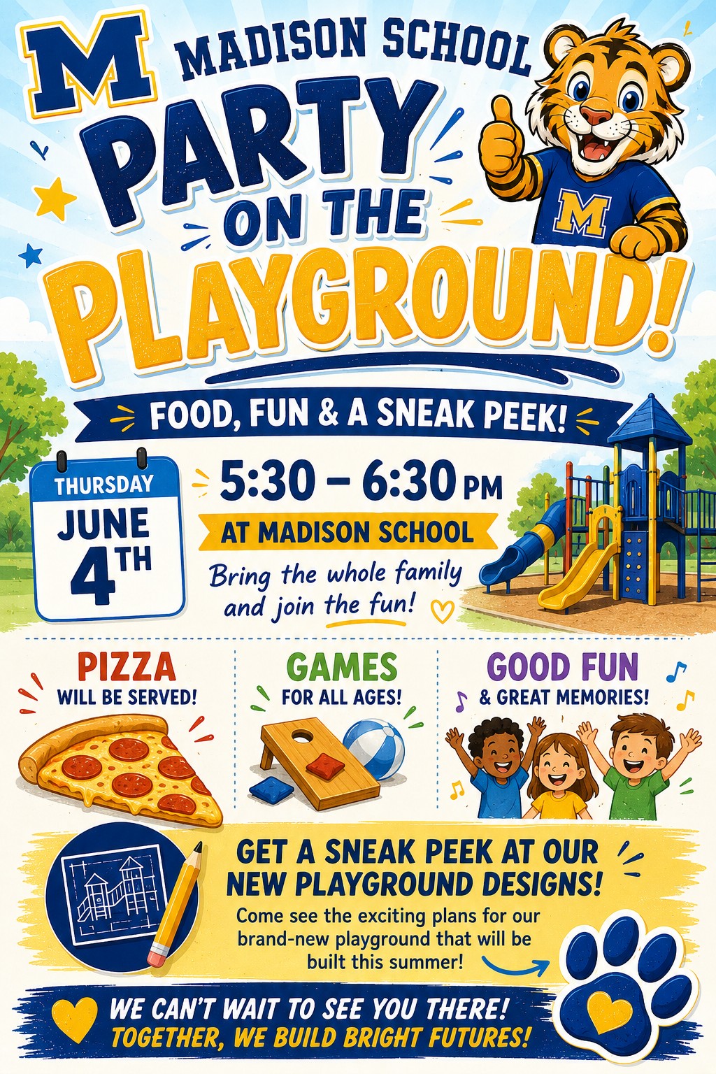 Reminder-Party on the Playground