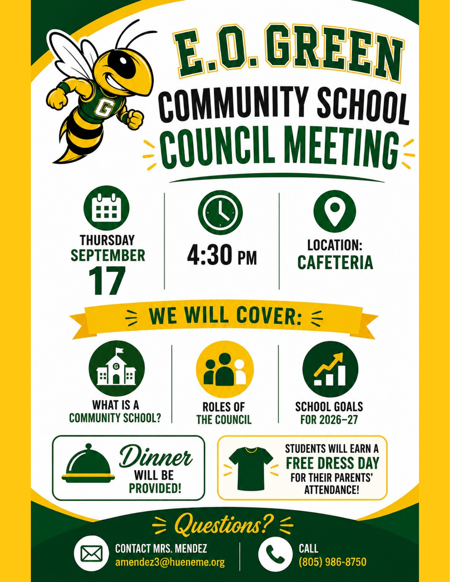 Let's Build Our Community Together at E.O. Green