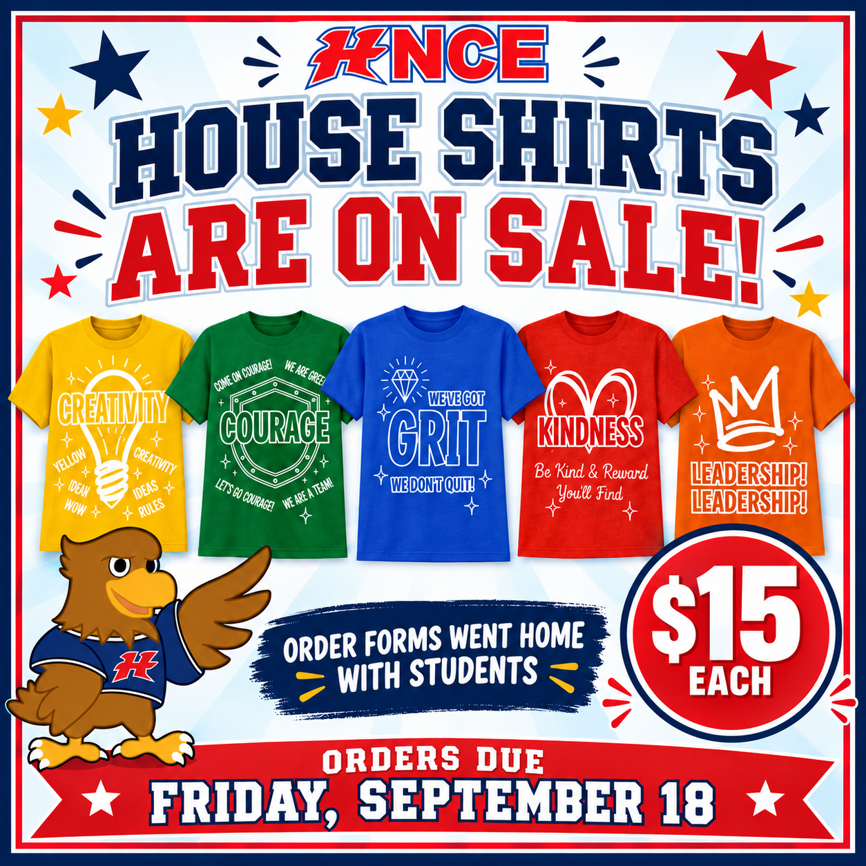 HNCE HOUSE SHIRTS ON SALE NOW 