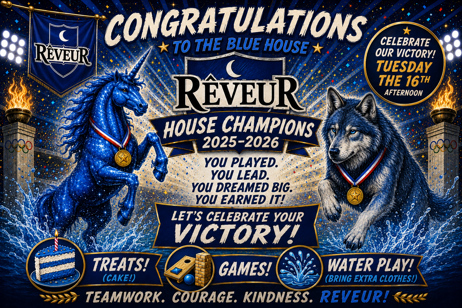 House Winner Celebration