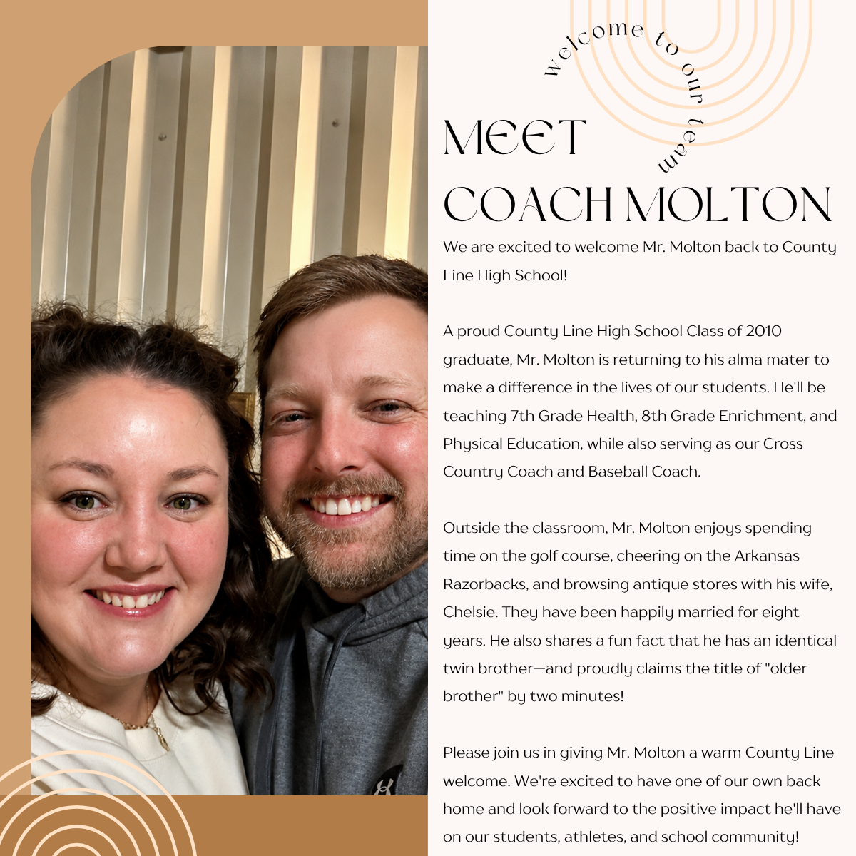 Meet Coach Molton