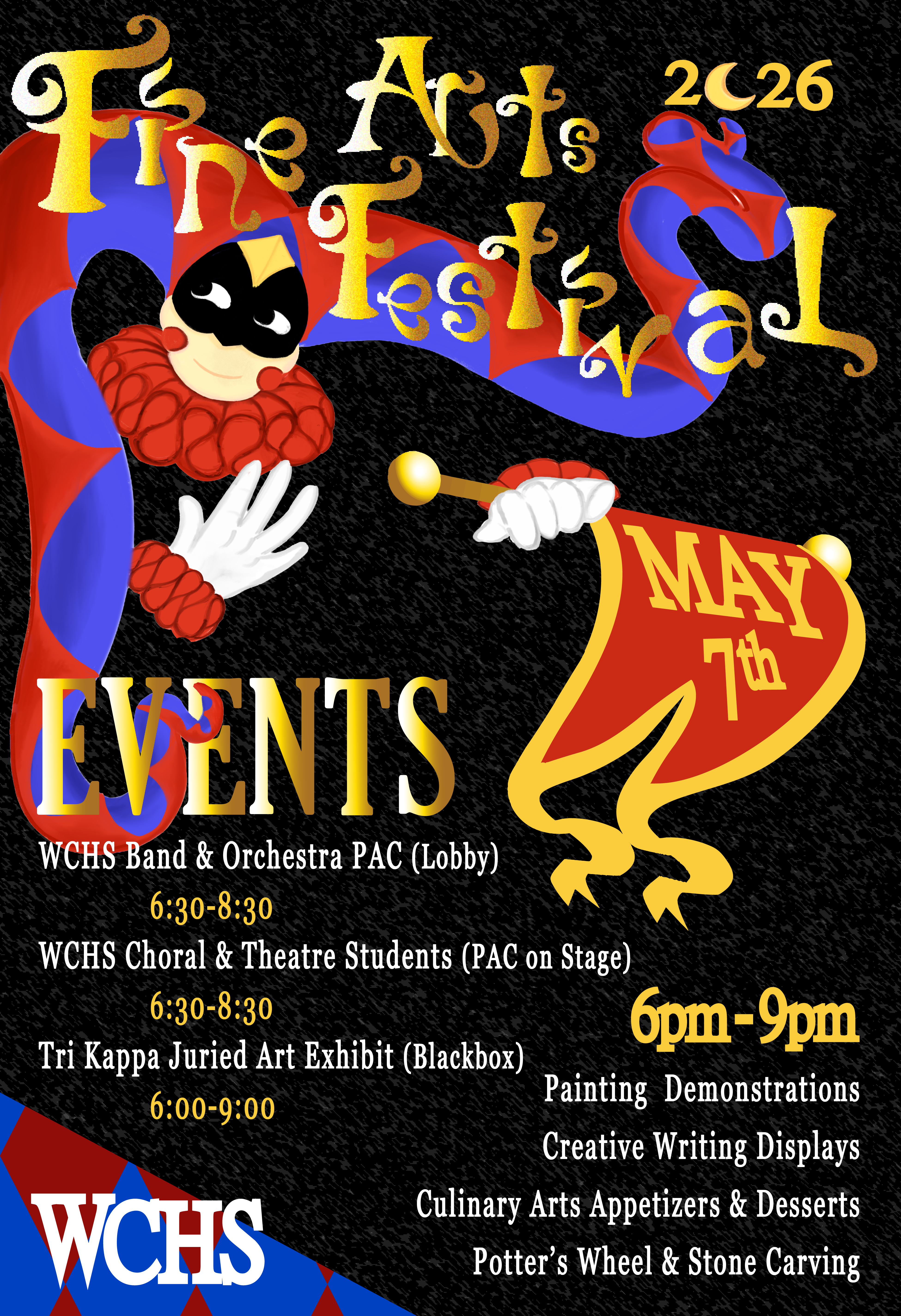 Join us at the WCHS Fine Arts Festival! 