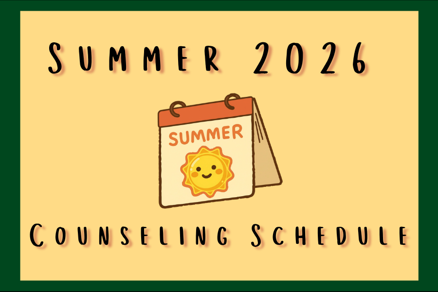 Summer Counseling Schedule