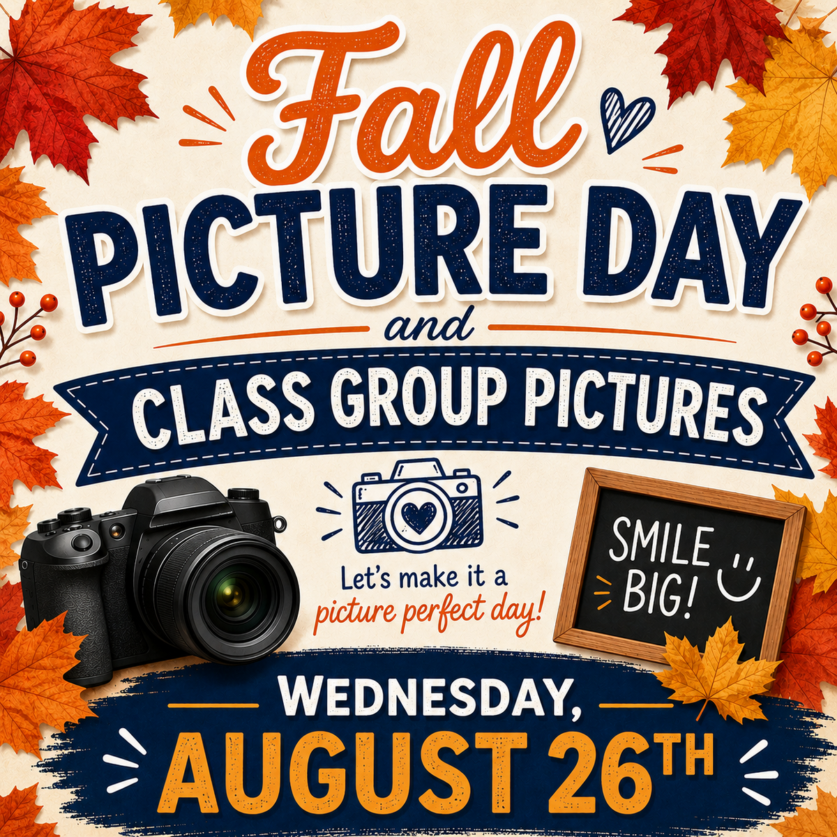 Picture Day is Tomorrow!