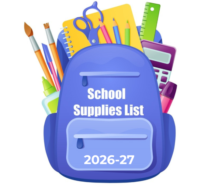 2026-27 School Supply Lists Available