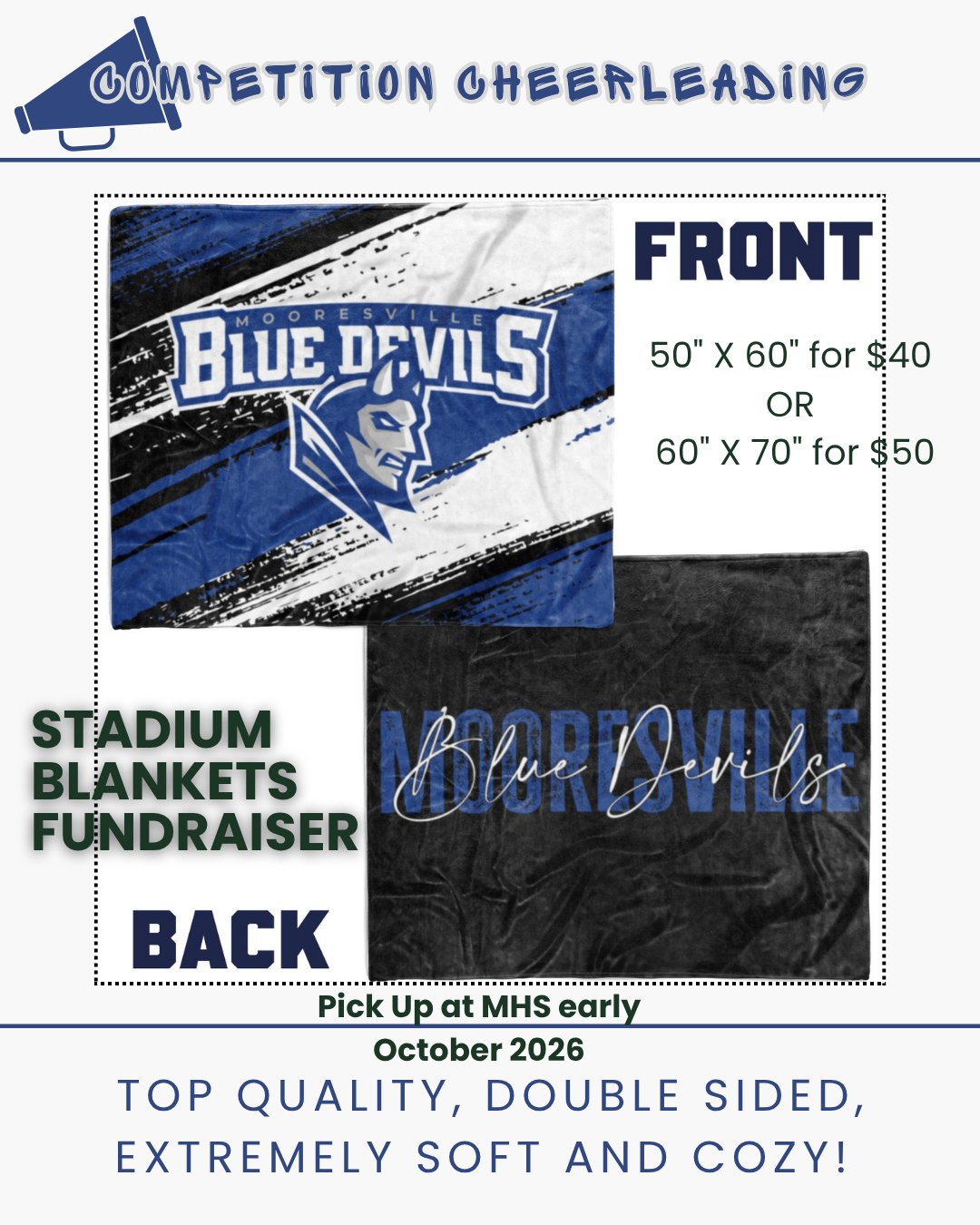 Stadium Blankets... Last Chance! 