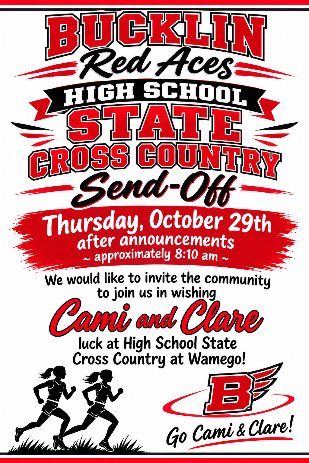 Announcements Wednesday, October 28th: