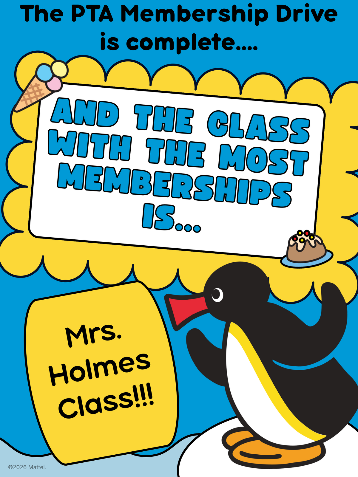 PTA Membership Winner...