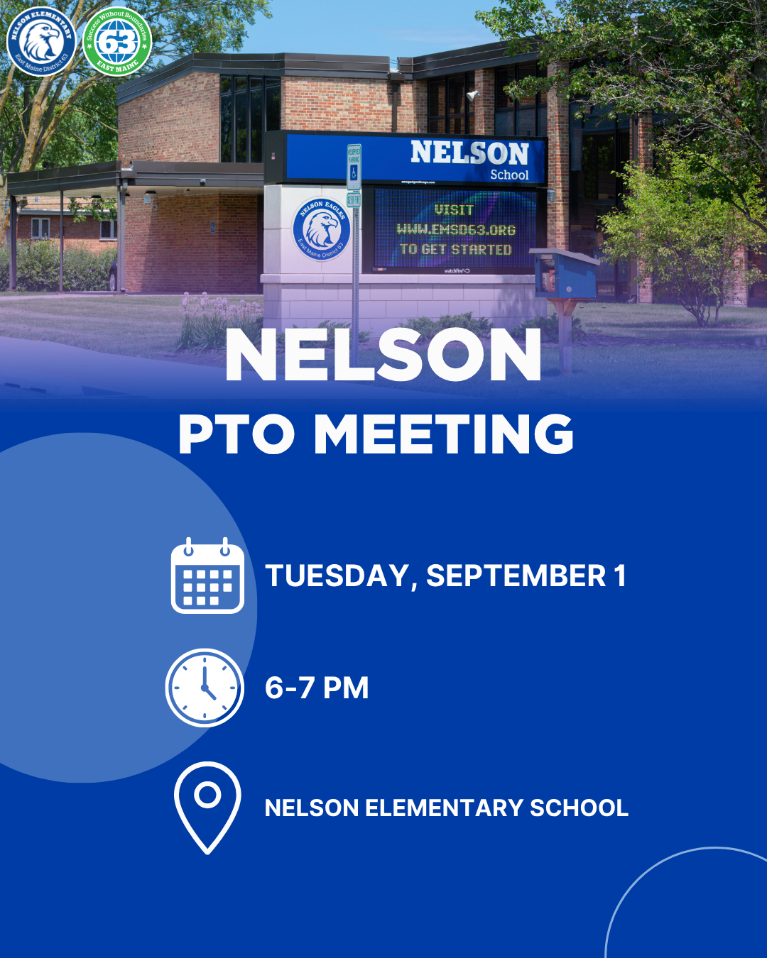 PTO Meeting on September 1
