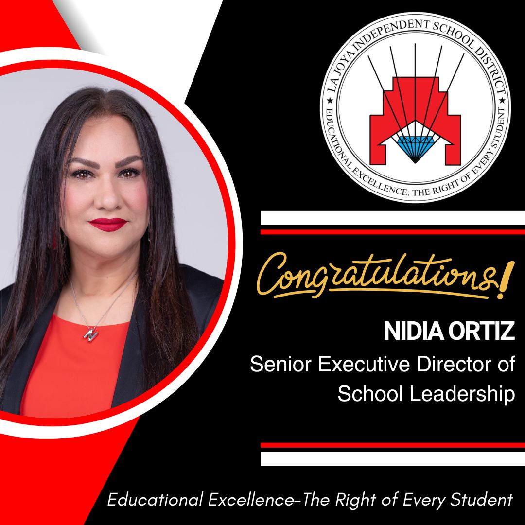 Nidia Ortiz is congratulated on her promotion to Senior Executive Director of School Leadership.