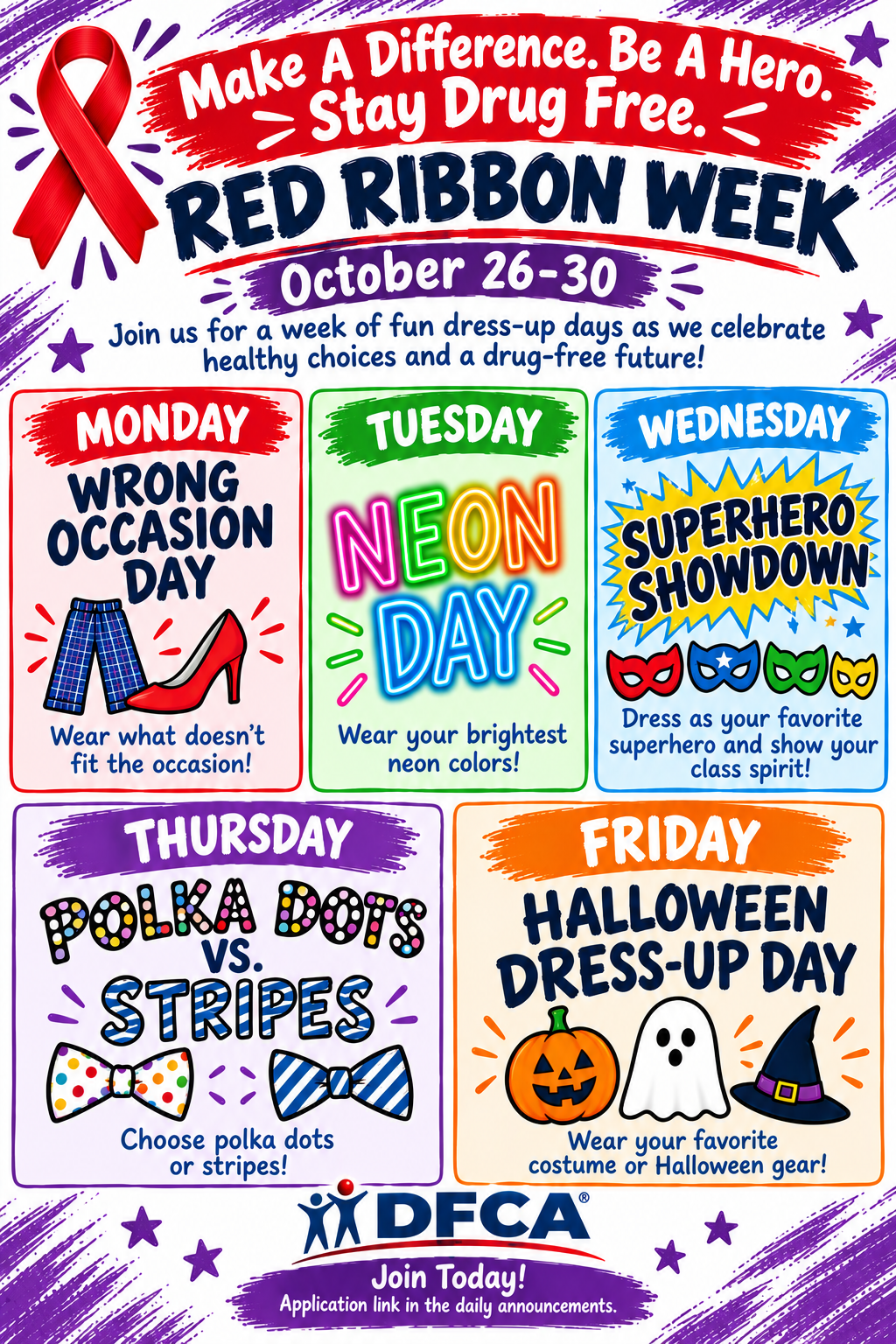LHS Red Ribbon Week - October 26-30