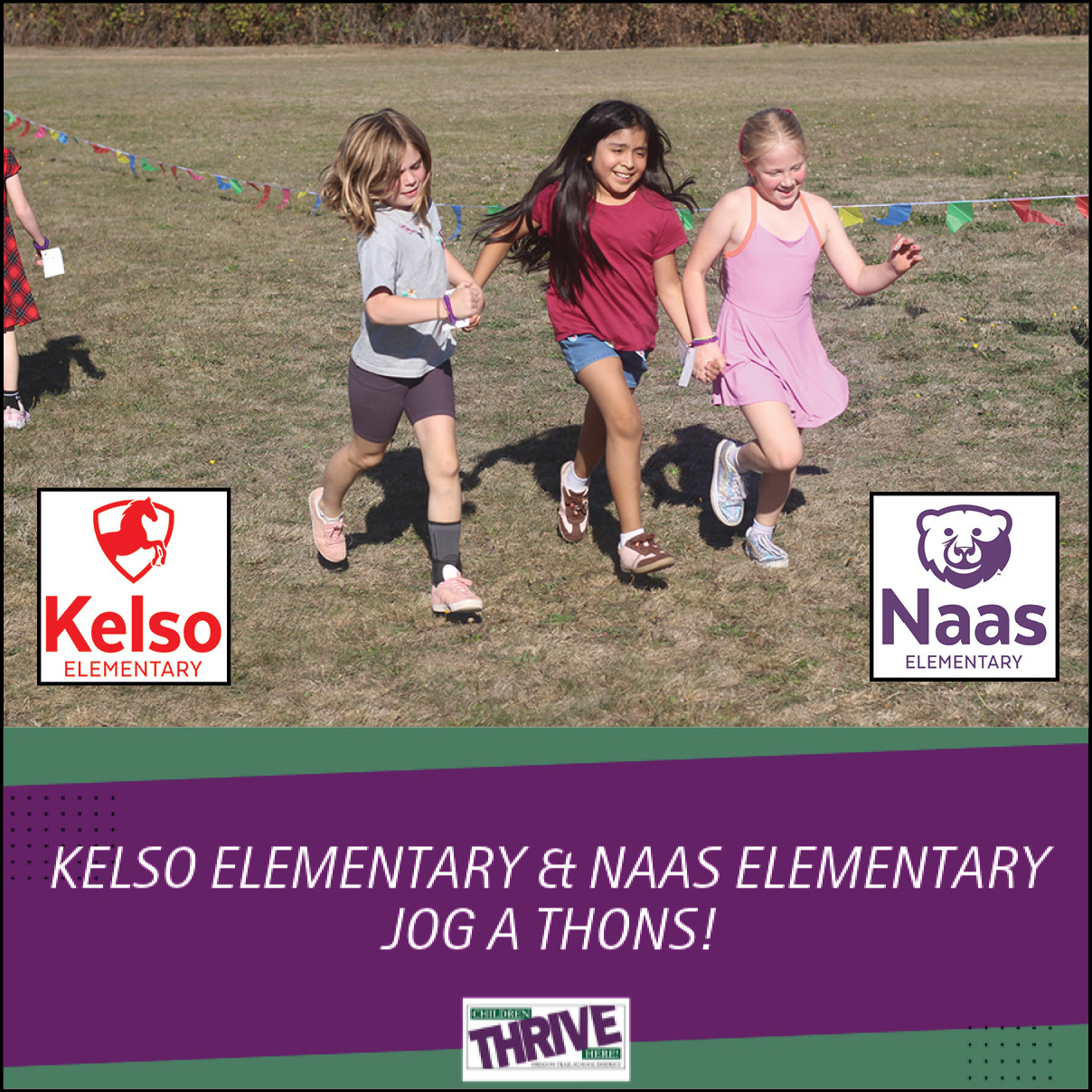 Kelso Elementary and Naas Elementary Jog-A-Thons!