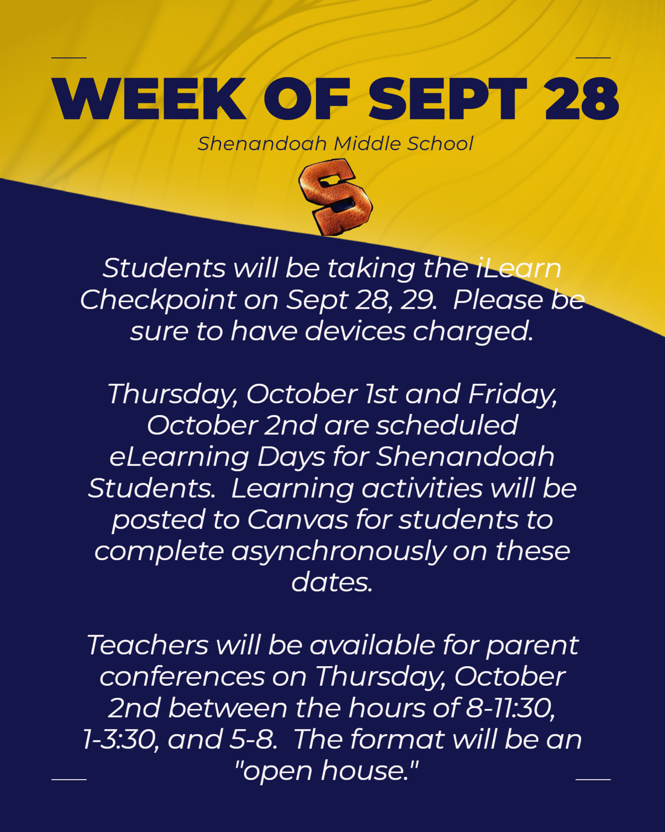 Week of September 28