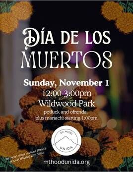 Dia de los Muertos
Wildwood Park - 11/1/26 - 12-3 pm
