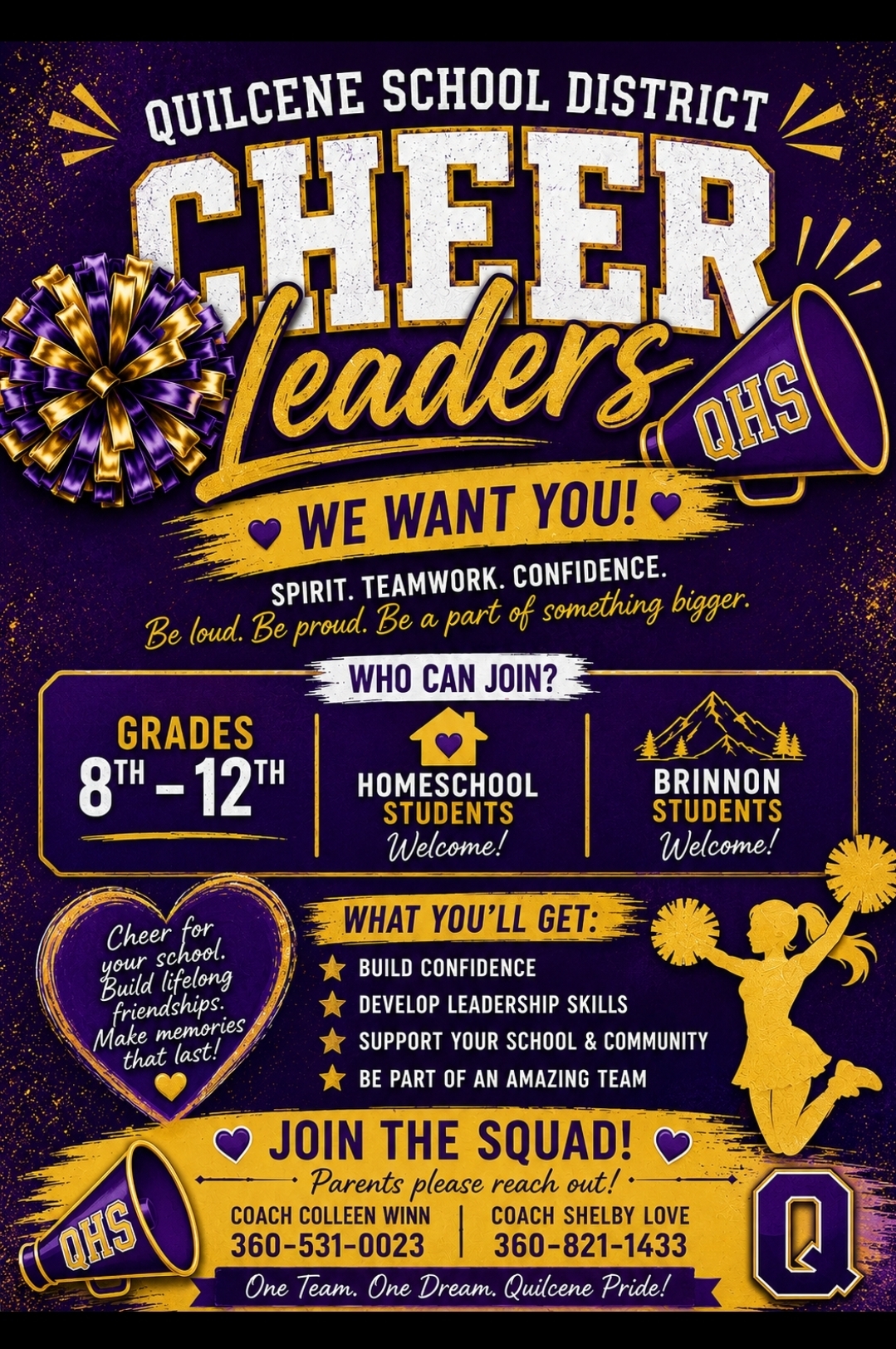 Cheerleader Sign Ups for 26/27 SY
