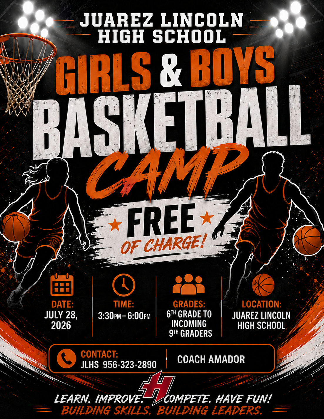 🏀🧡 Calling all future Huskies!