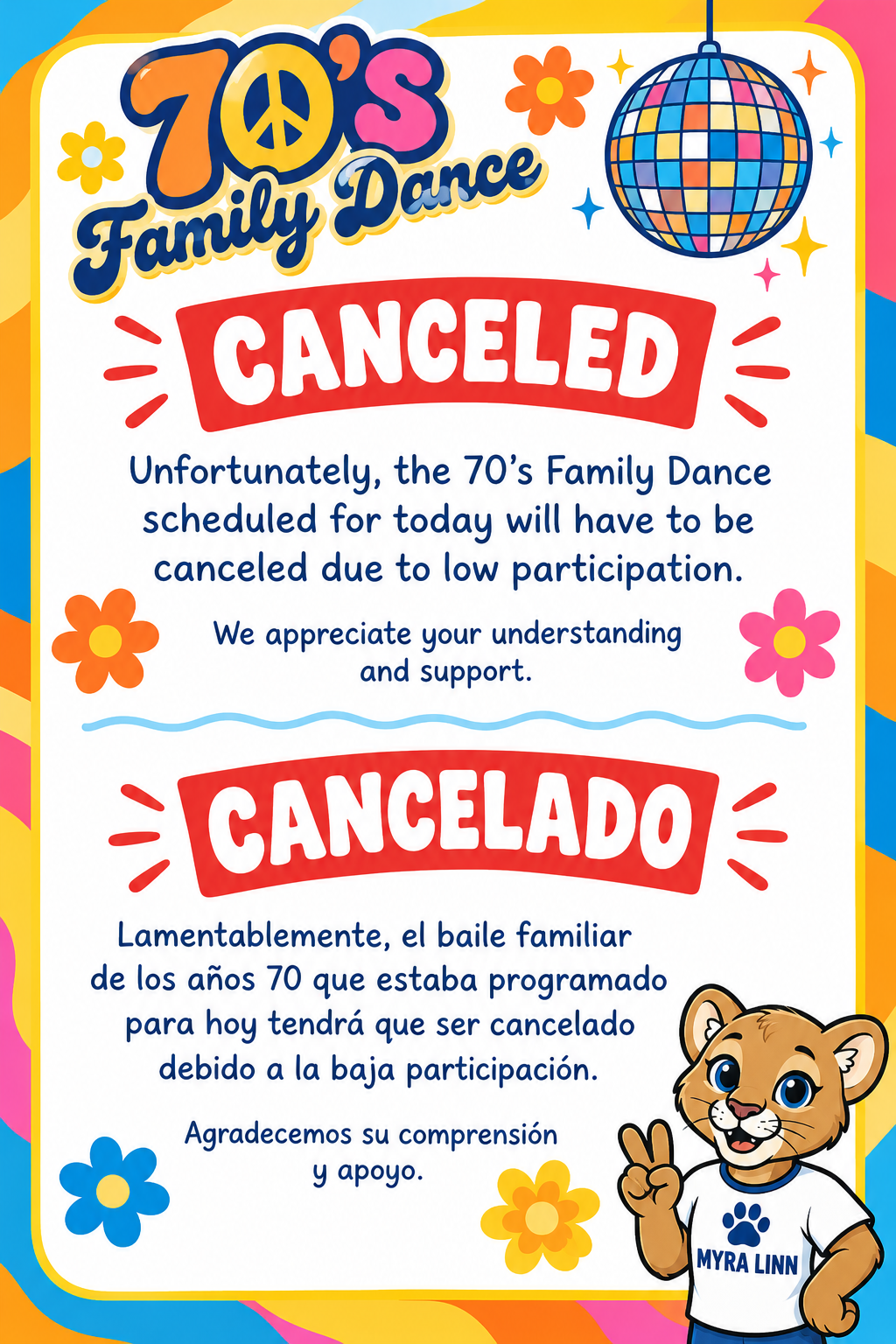 Dance Canceled