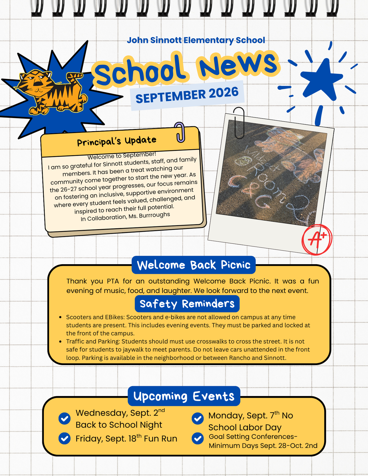 September 2026 Newsletter