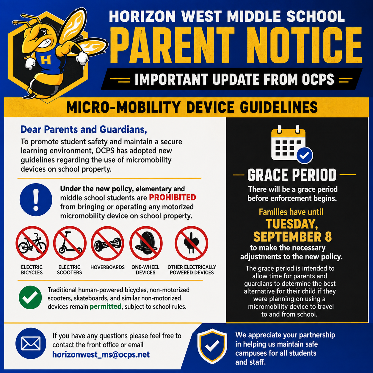 E-Scooter/E-Bike Reminder