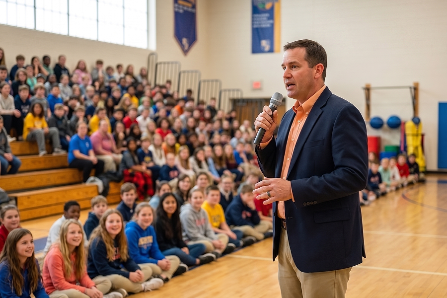 Inspiring the Next Generation: Local Leader Visits Riverdale Middle School