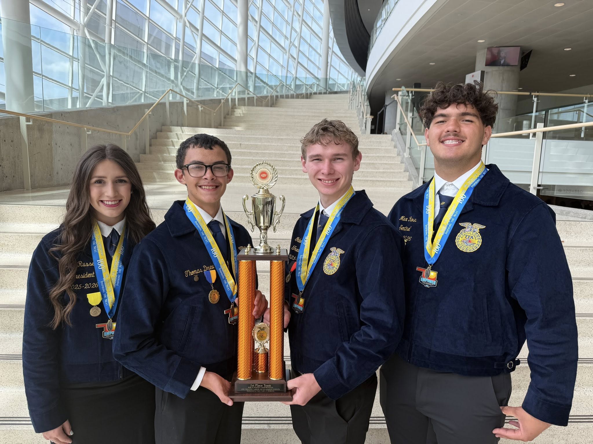 FFA State Soil & Water Conservation Champions