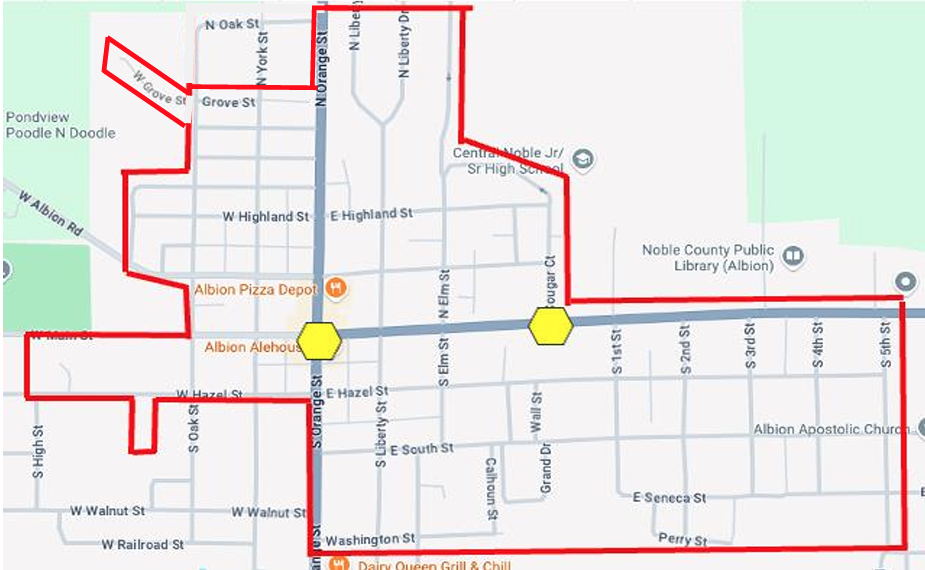 Albion Campus Walk-zone Updated