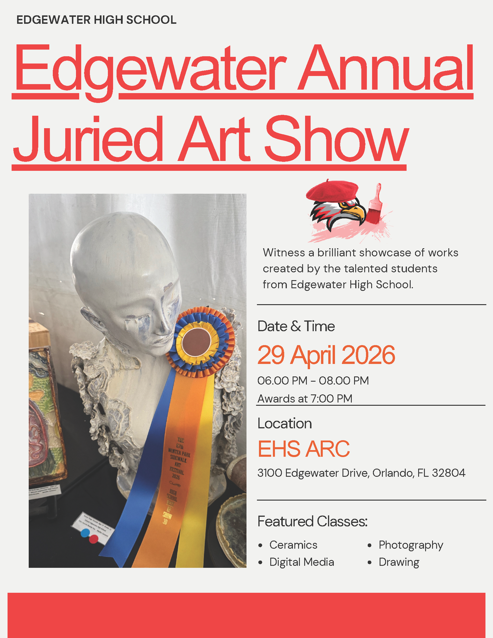 Edgewater Annual Art Show is TONIGHT!