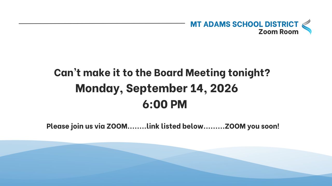 School Board Meeting ZOOM