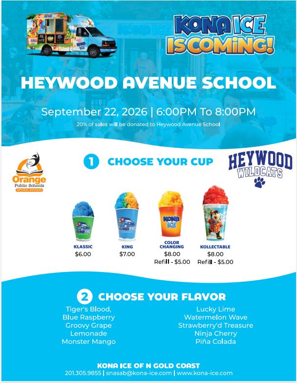 🍧 KONA ICE IS COMING TO HEYWOOD! 🐾
