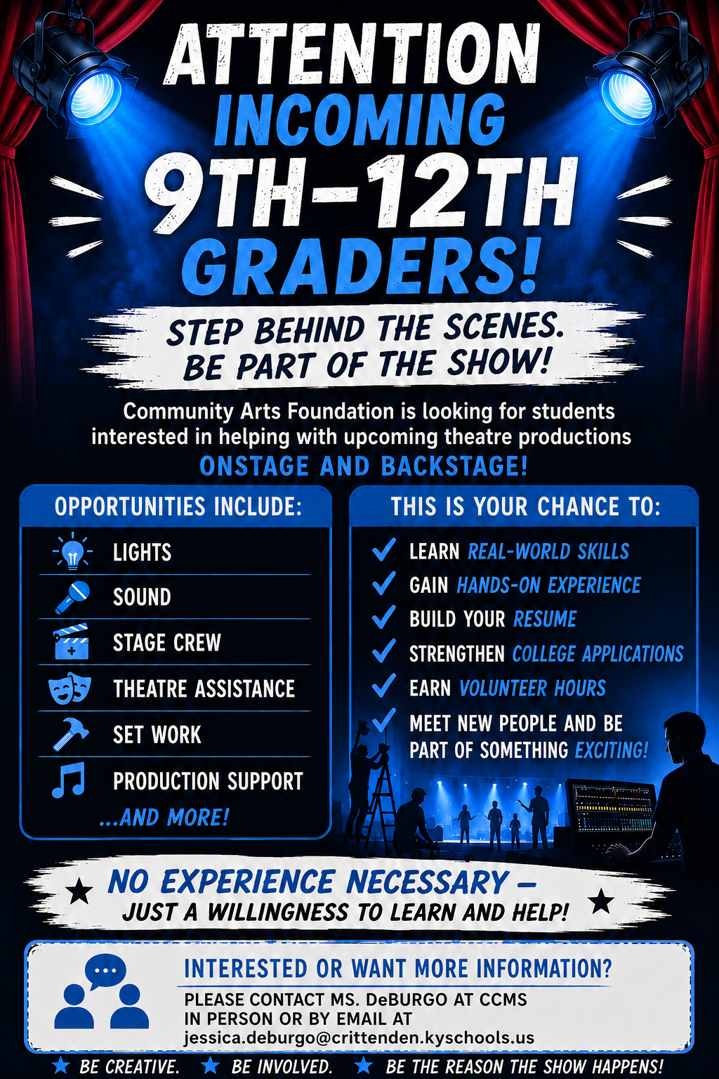 Community Arts Foundation Opportunities For Students