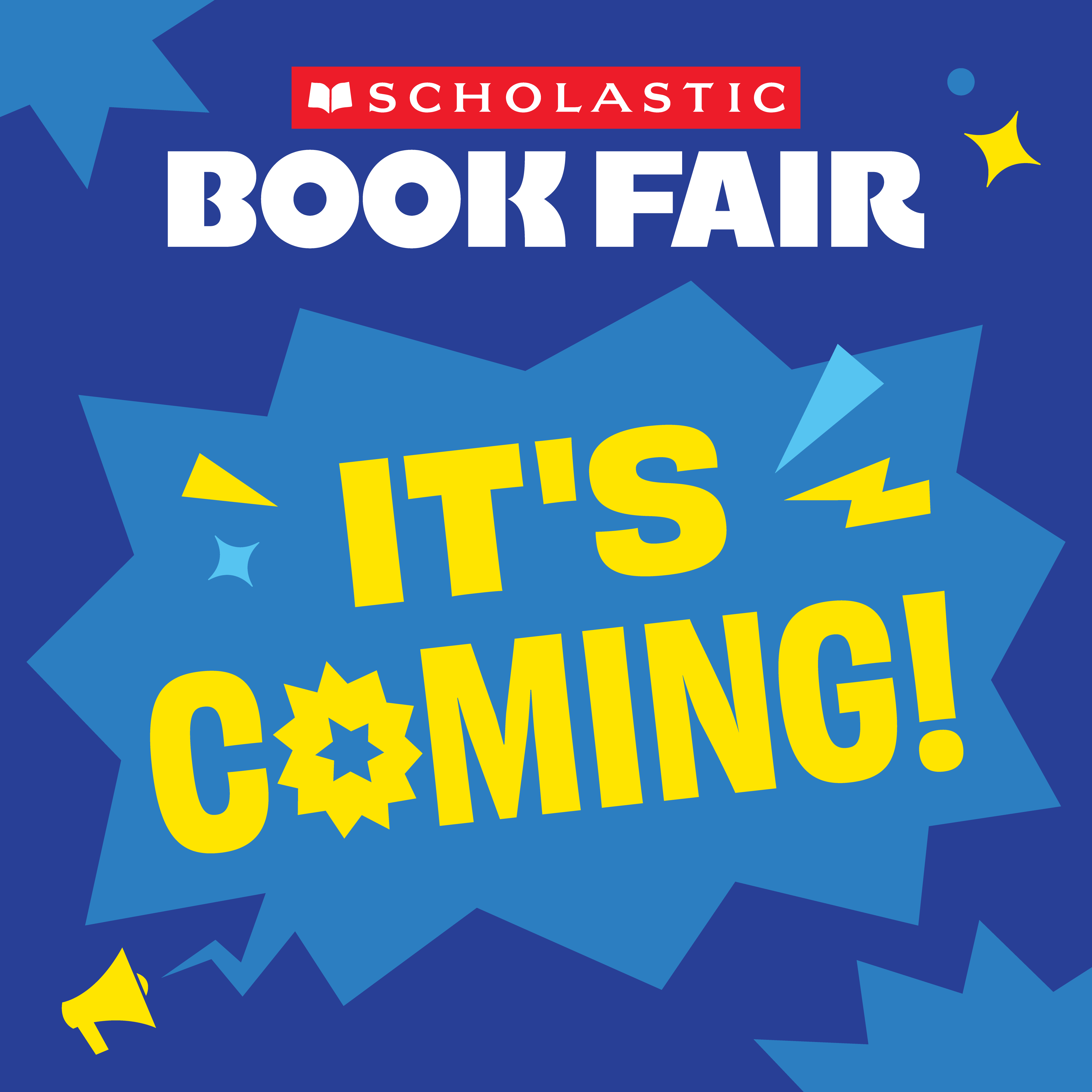 Book Fair is coming! Monday, September 21-Friday, September 25