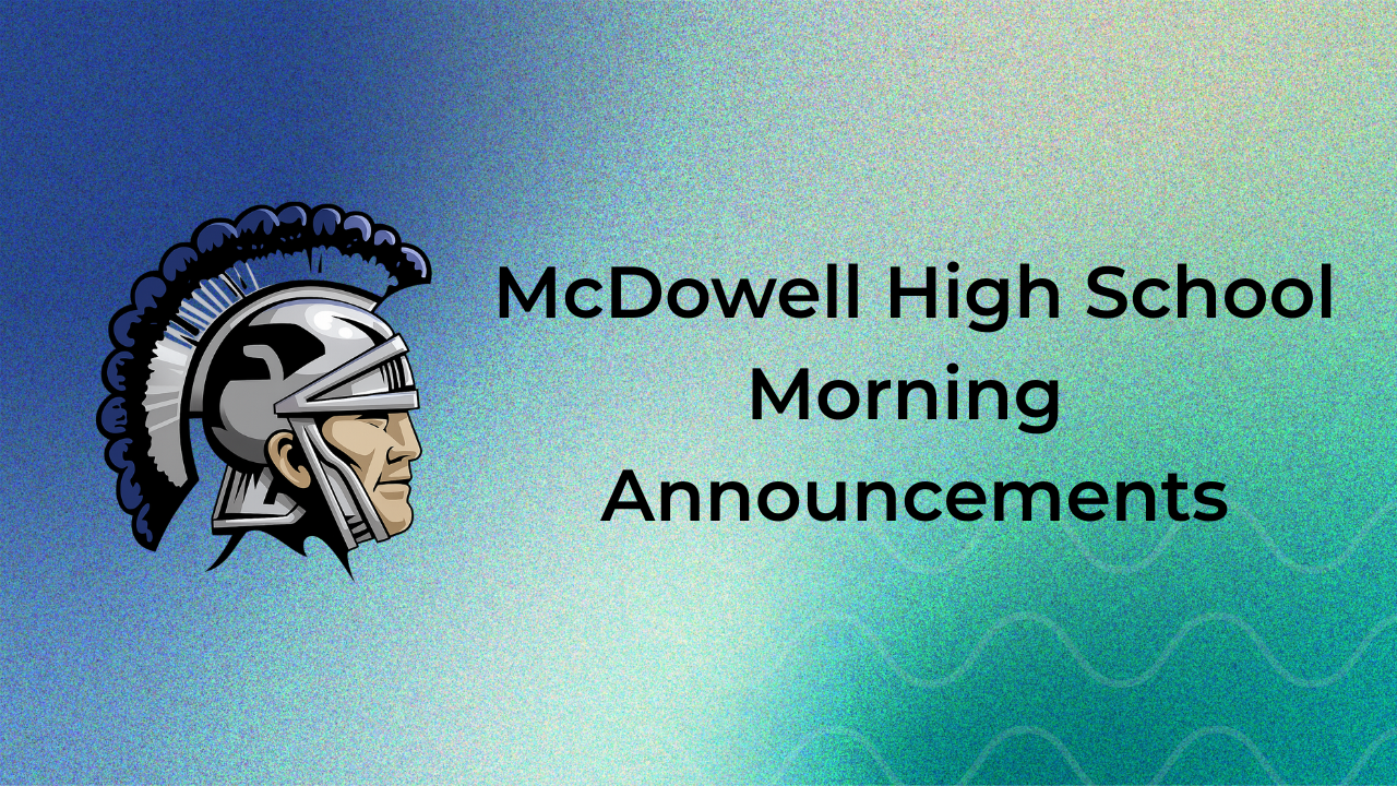 MHS ANNOUNCEMENTS 09/18/26