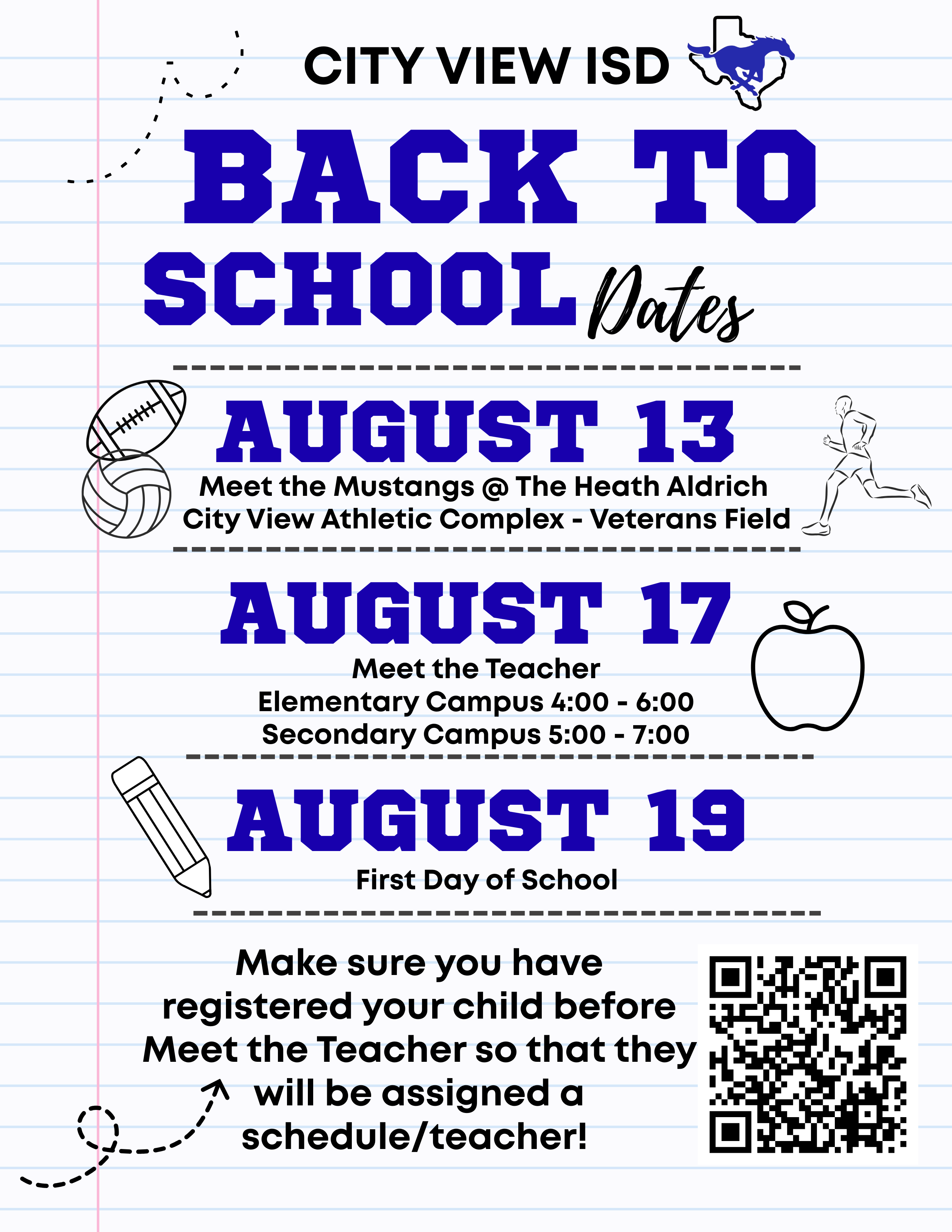 Save the Dates!