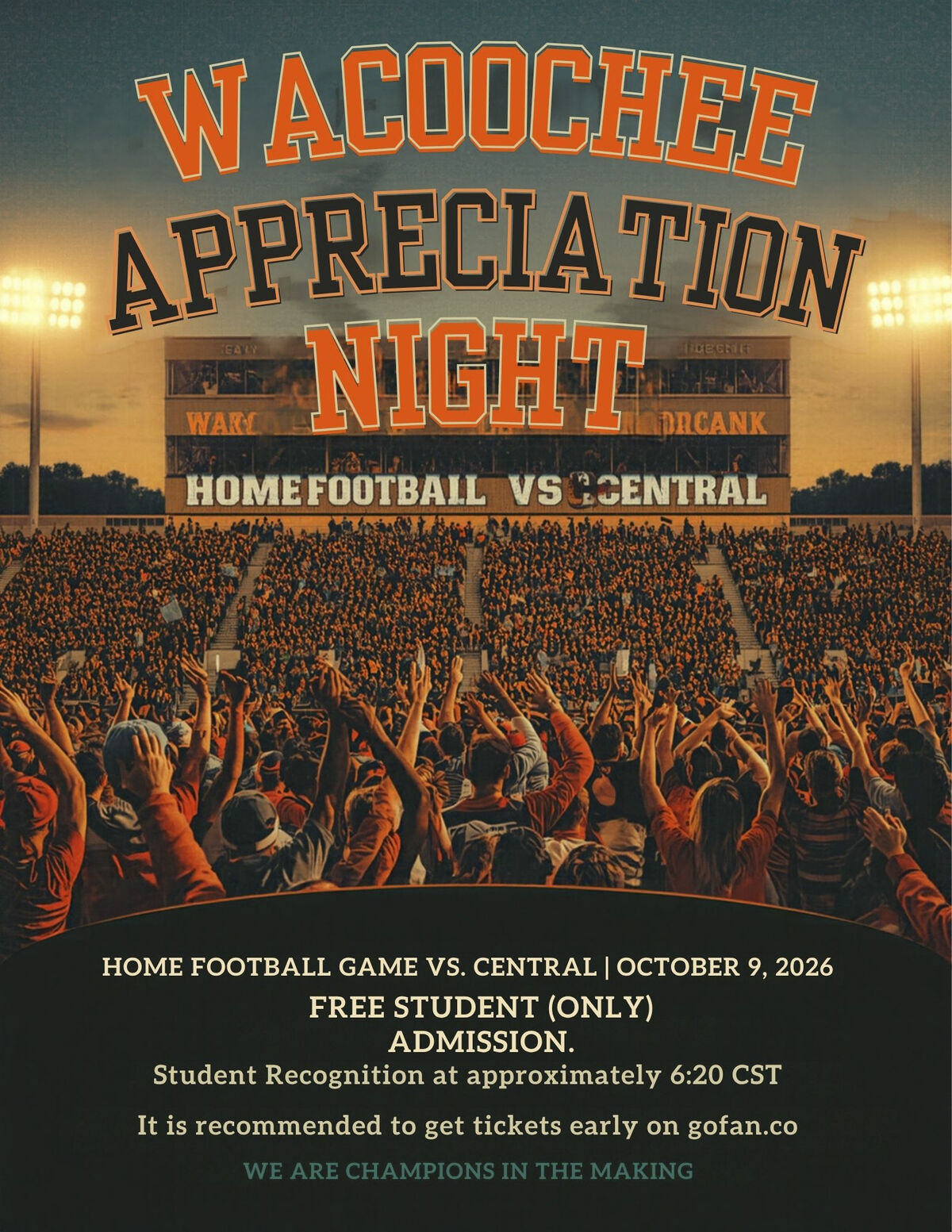 Wacoochee Elementary Appreciation Night!