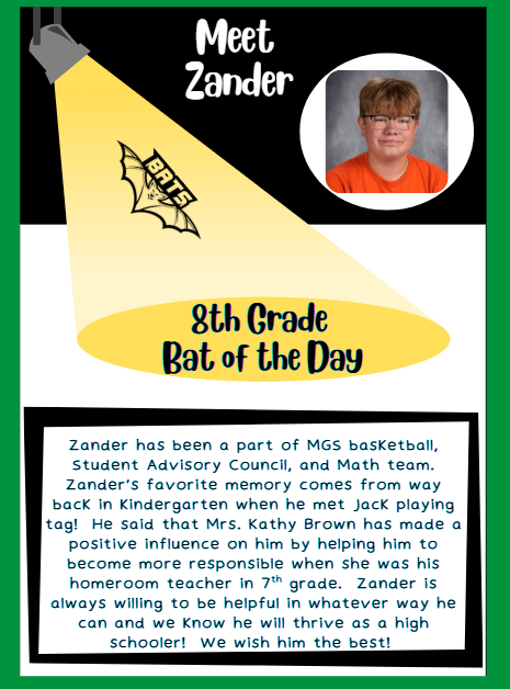 8th Grade Bat of the Day