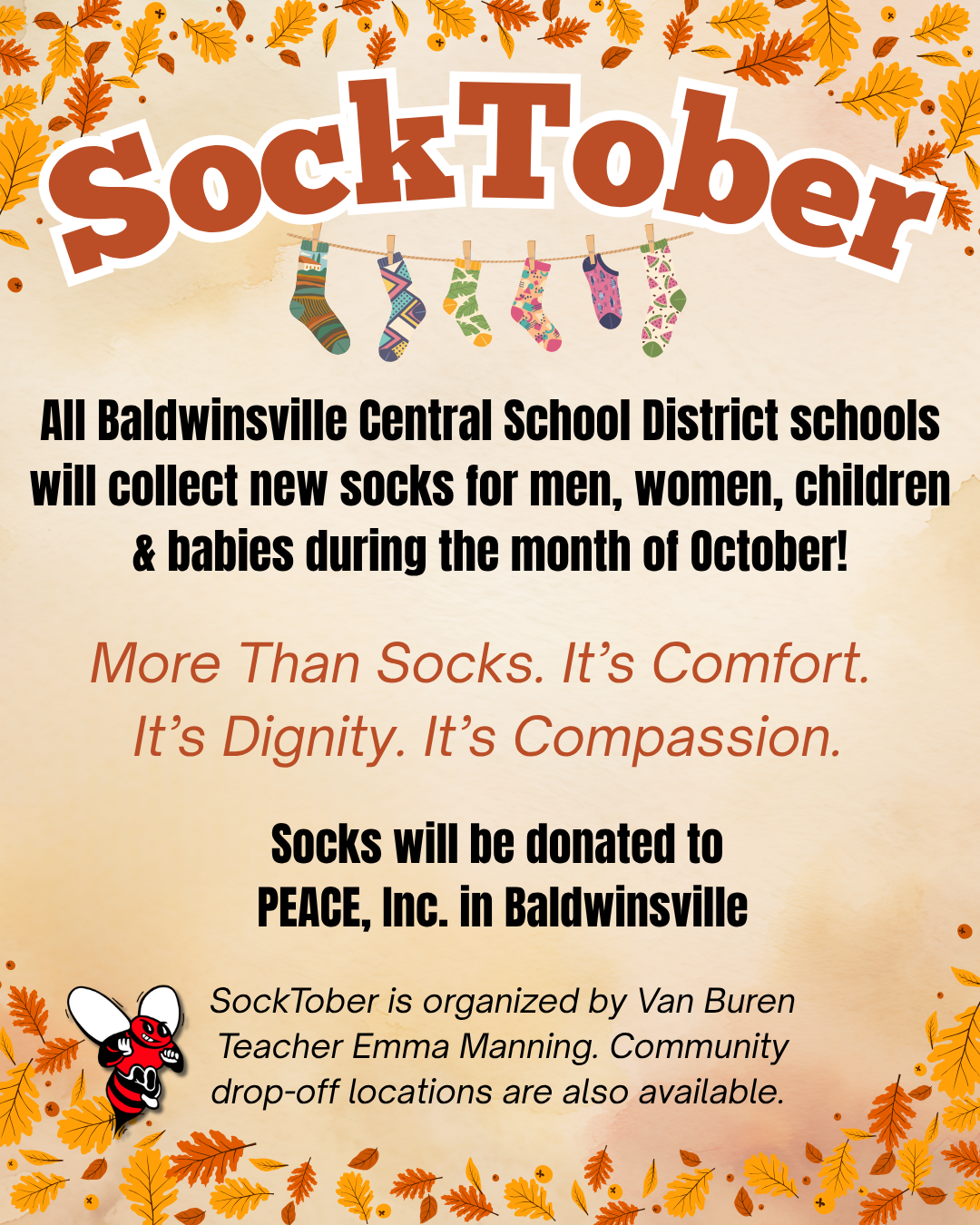 Socktober Returns to the Hive: Small Donations, Big Impact