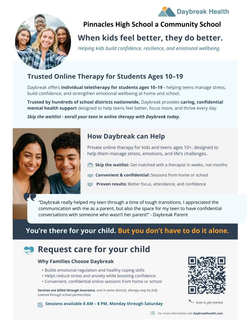 DayBreak Health at Pinnacles High School