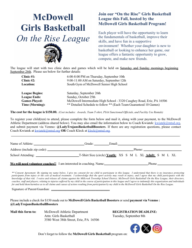 McDowell Girls Basketball 