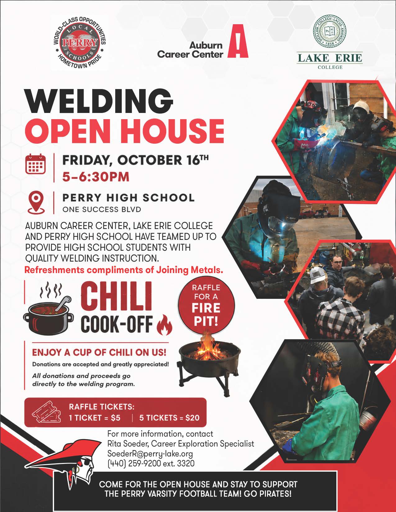 Welding Open House/Football Info
