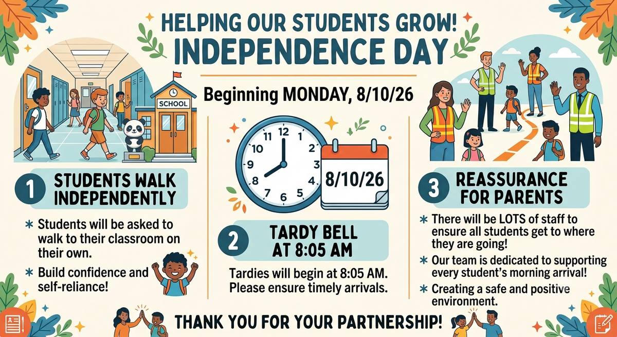 Student Independence Day!