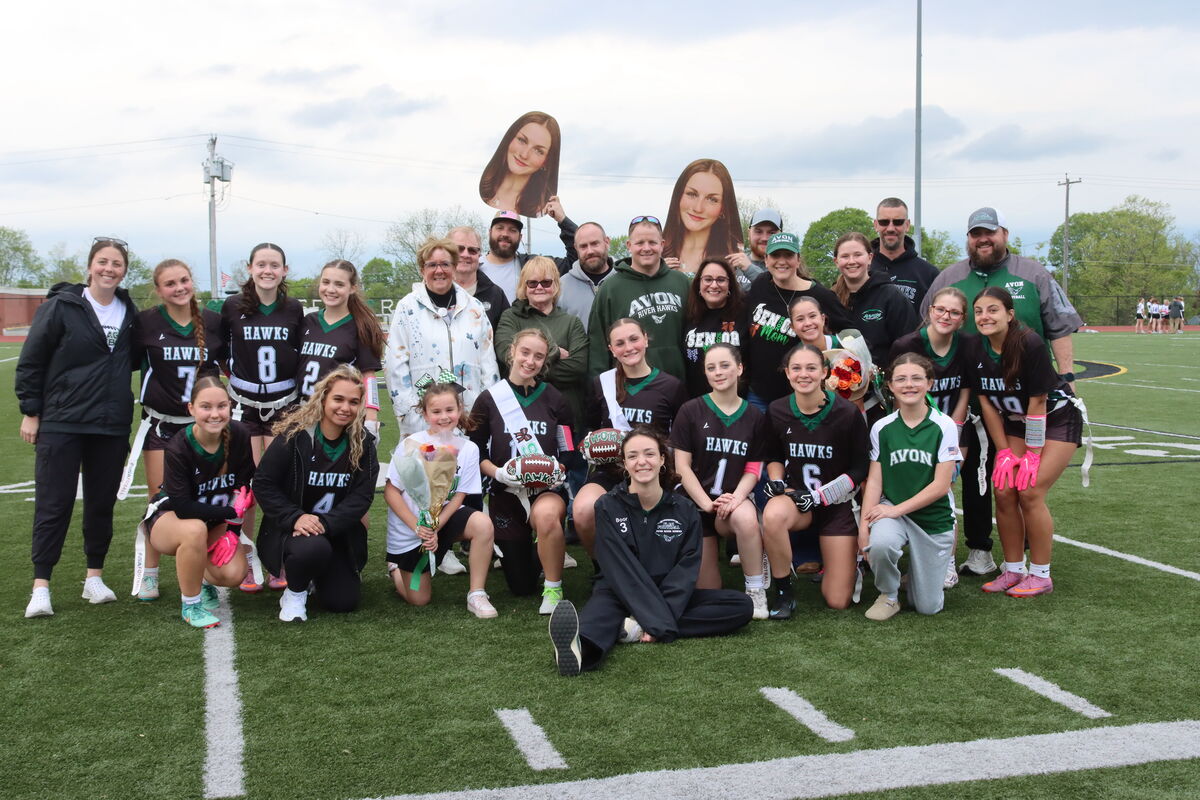 Flag football earns 'senior night' win 