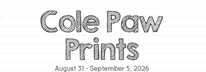 Paw Print - 8/31/26