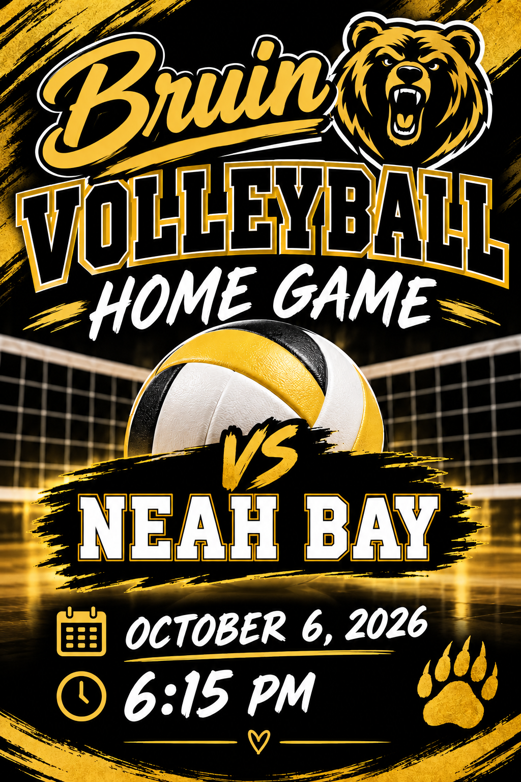 Tonight's home VB game