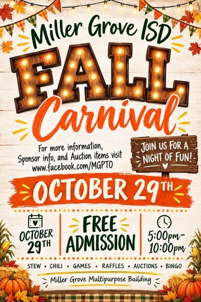 Fall Carnival Thursday Night