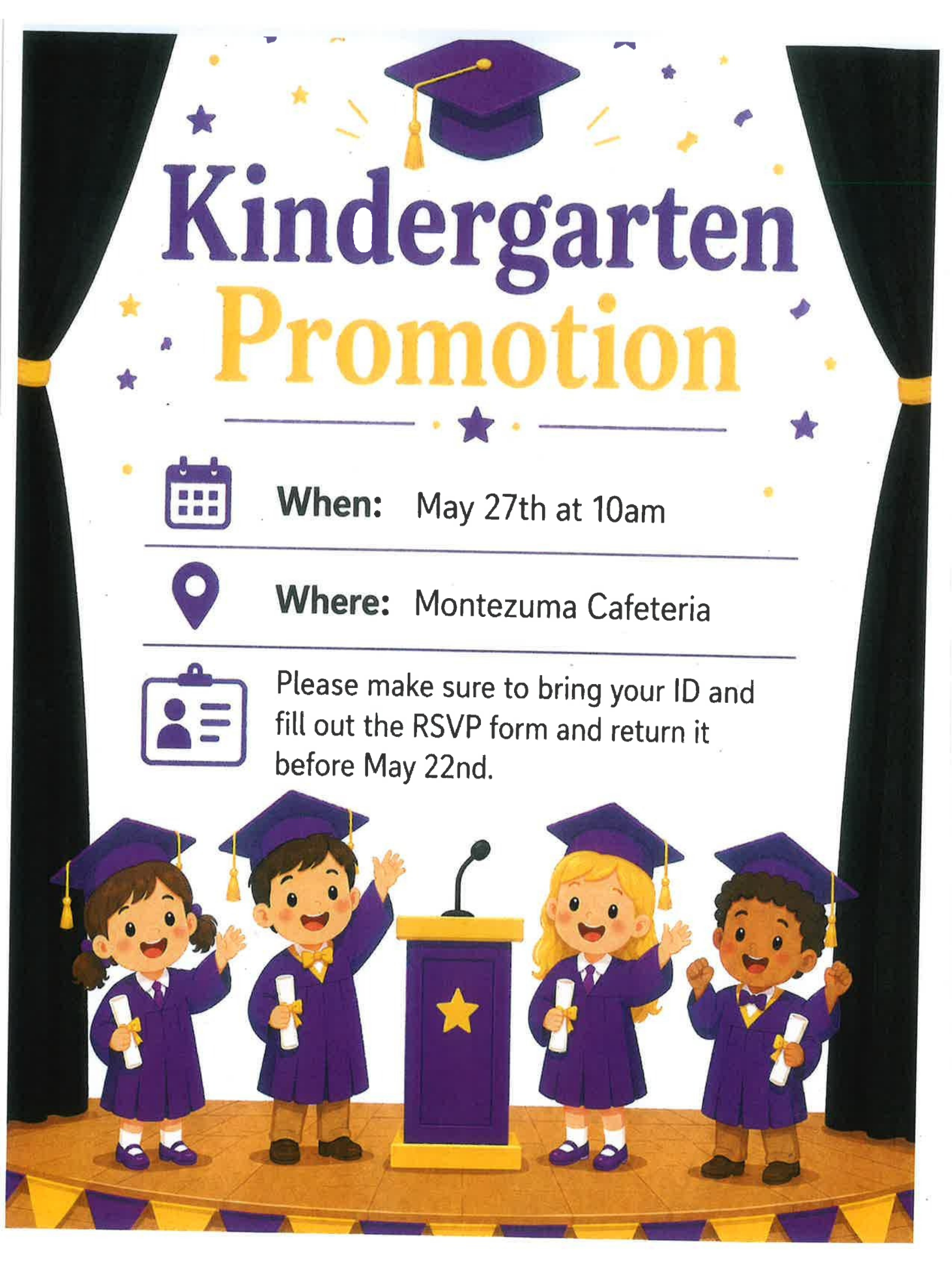 Kindergarten Promotion Information / Información sobre la promoción de kínder
